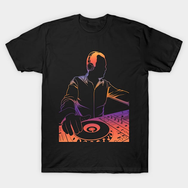 Disc Jockey T-Shirt by Merchment